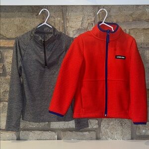 Set of XS (4-5) Quarter Zip and Full Zip Jackets